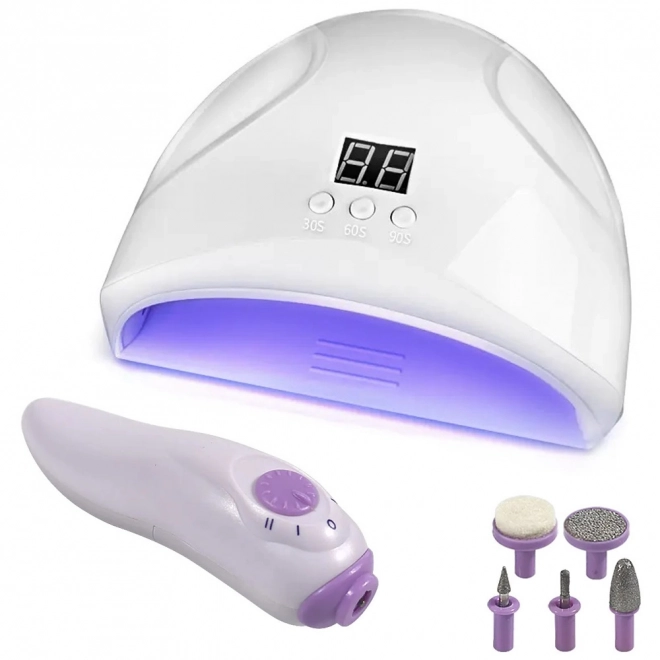 Profesionalni hibridni set UV LED lampa i brusilica 12W