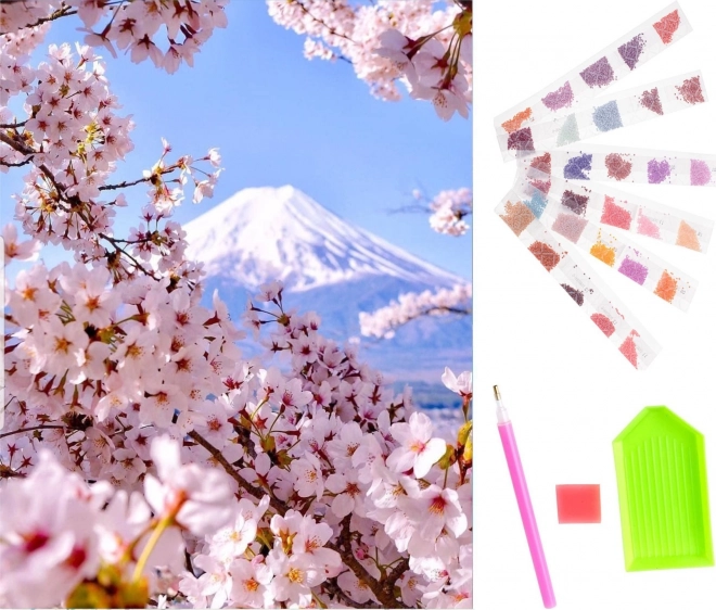Set za dijamantno slikanje - sakura