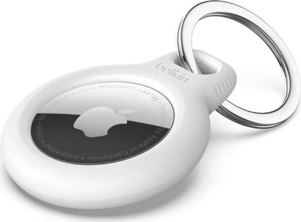 Siguran držač za ključeve za Apple AirTag – Bijela