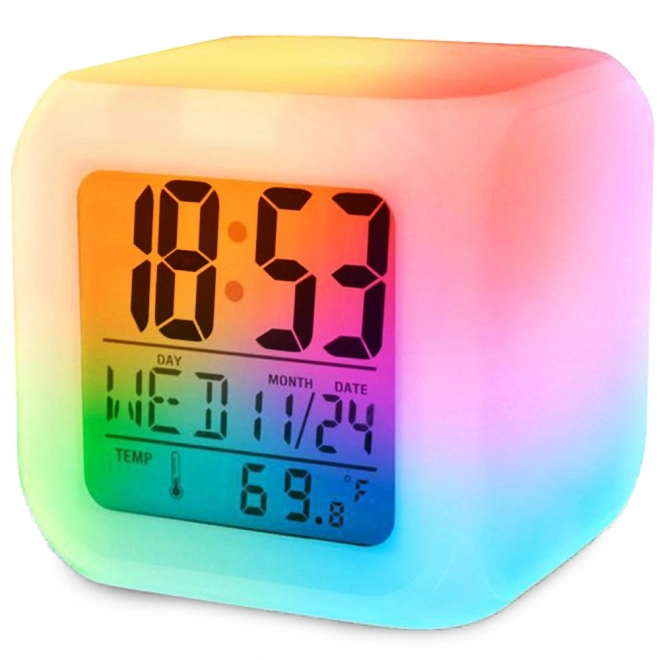 Budilica Chameleon s LCD termometrom i osvjetljenjem