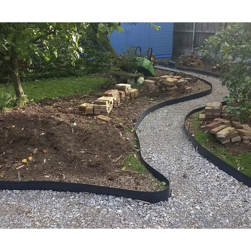 Vrtni rubnjak 6 cm x 10 m crni