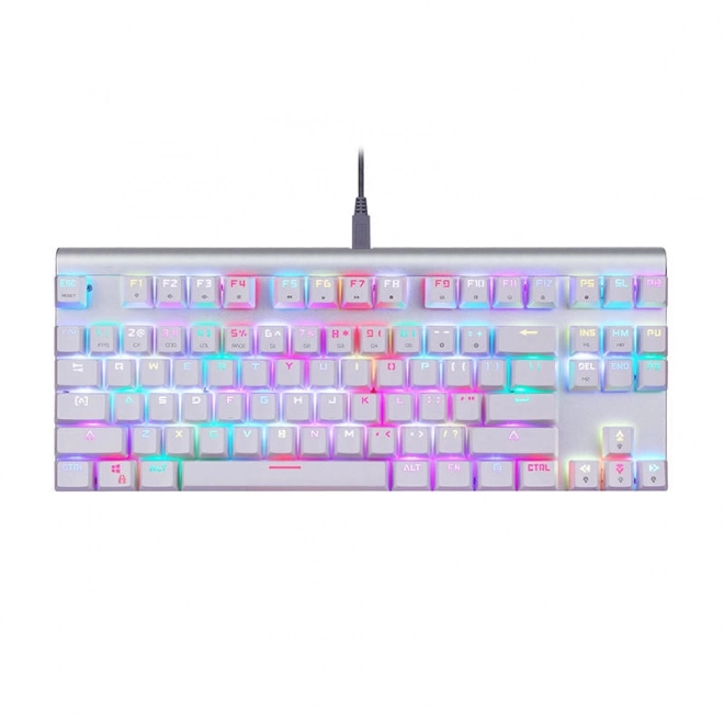 Mehanička igraća tipkovnica Motospeed CK101 RGB (bijela)