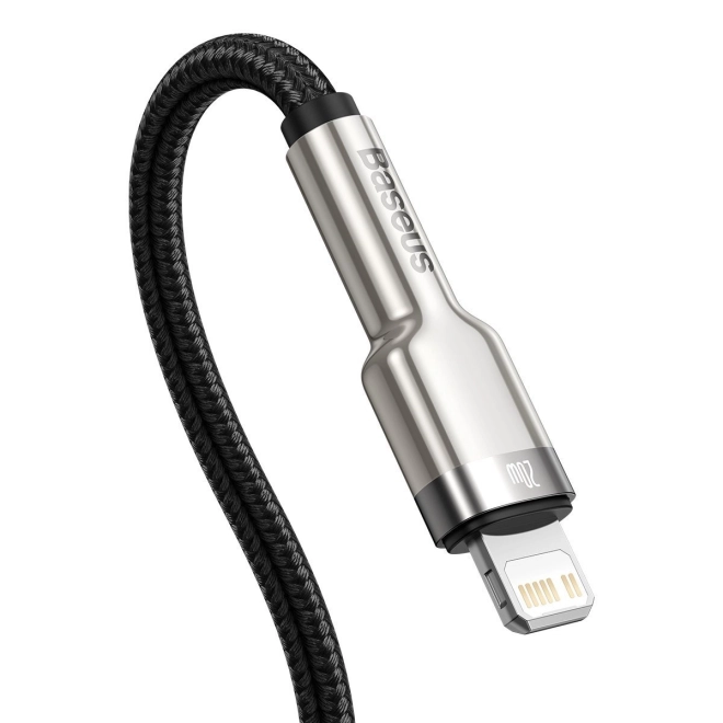 Baseus USB-C na Lightning kabel Cafule 20W, 2m crni