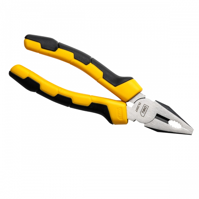 Kombinirane kliješta 7" Deli Tools žute