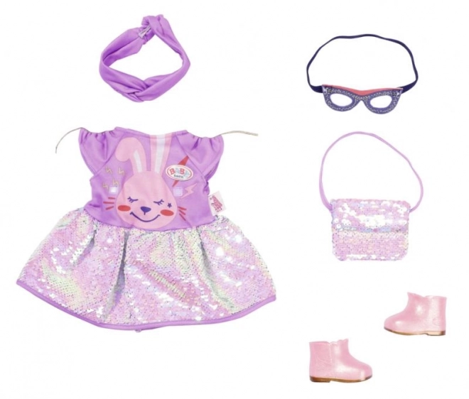 Baby Born haljine za lutku od 43 cm - Set za rođendansku proslavu