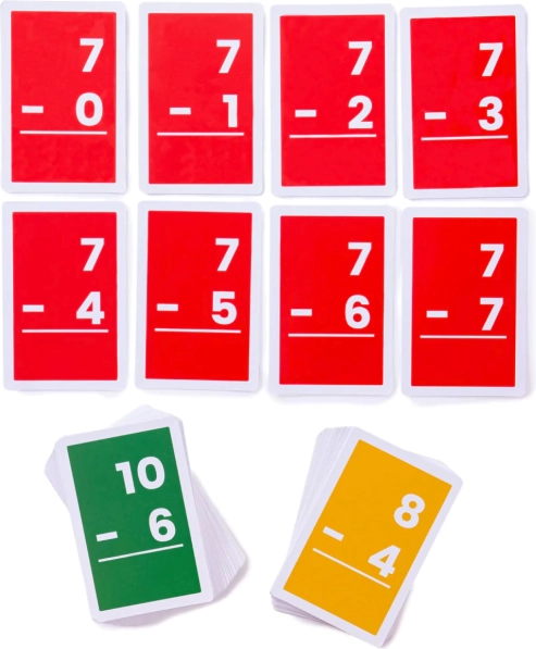 Bigjigs Toys Kartice Oduzimanje 1-10