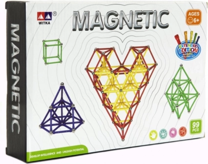 Magnetična konstrukcijska set – 99 dijelova