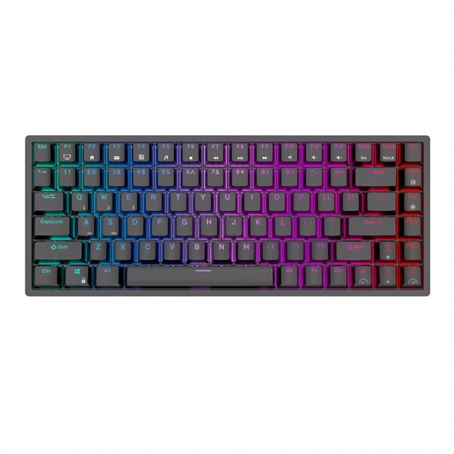 Bežična mehanička tipkovnica Royal Kludge RK84 s RGB osvjetljenjem i crvenim prekidačima