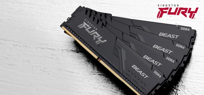 Memorija Kingston Fury Beast DDR4 16GB (2x8GB) 3600MHz CL17