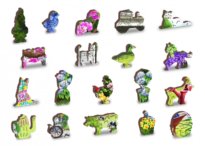 Drvene puzzle Seoski vrt od WOODEN CITY