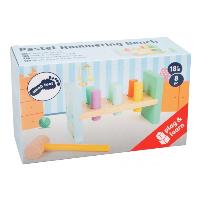 Igračka za zabijanje u pastelnim bojama od small foot