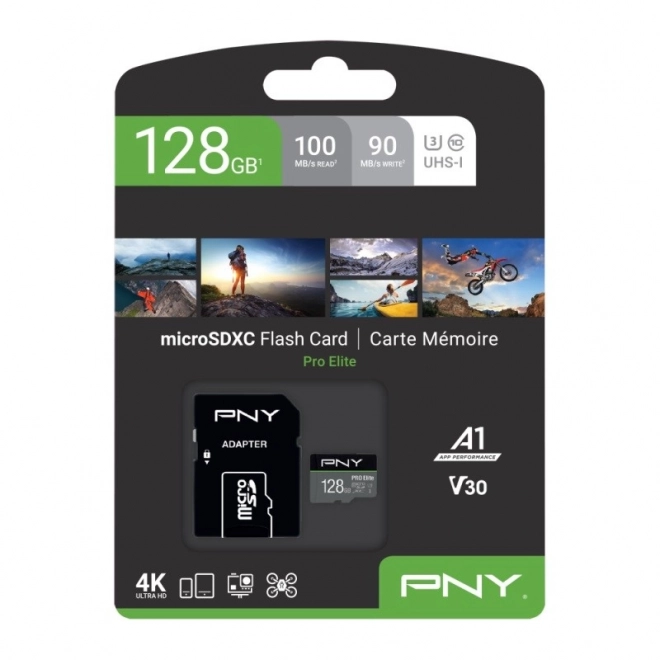 128GB memorija MicroSDXC P-SDU128V31100PRO-GE