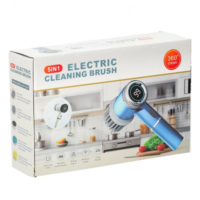 Električna četka za čišćenje 5u1 s LED-om za kupaonice i podove