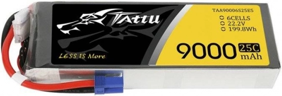 Litijeva baterija Tattu 9000mAh 22,2V 25C