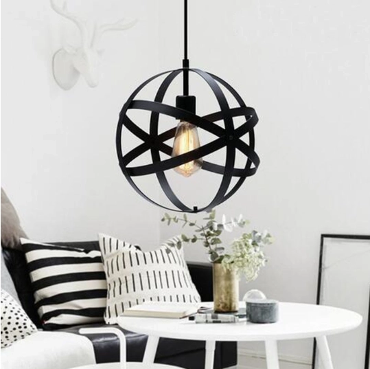 Viseća lampa Loft crna