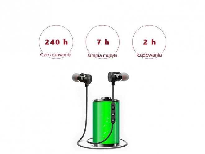 Bežične sportske slušalice Bluetooth za uši