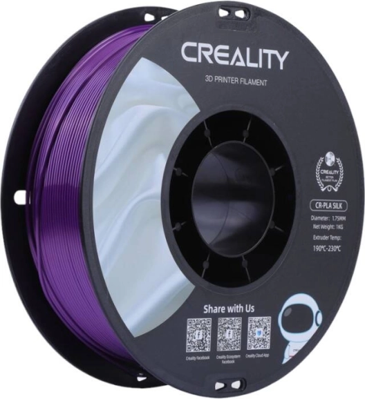 pla filament creality cr-silk ljubičasta 1,75 mm