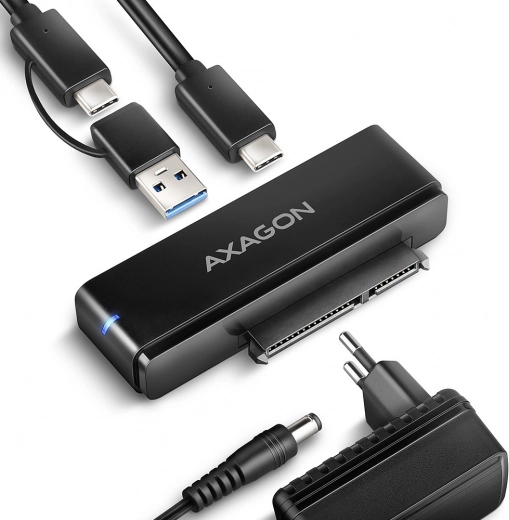 USB‑C 10Gbps adapter na SATA za 2.5"/3.5" SSD/HDD FASTPORT X s napajanjem i kabelom 60 cm