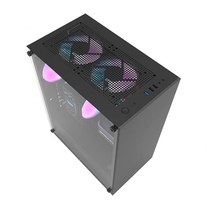 Računalno kućište Darkflash DK100 (crna)