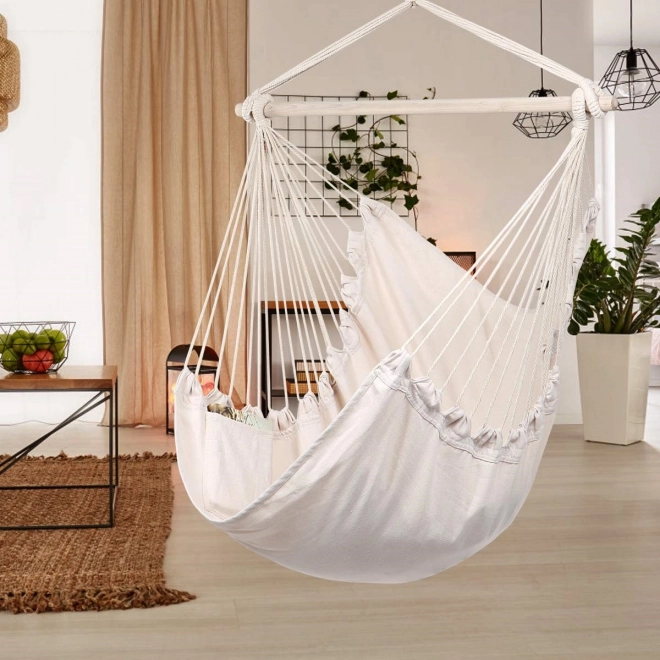 MODERN HOME Viseća ljuljačka stolica Hamak s 2 jastuka