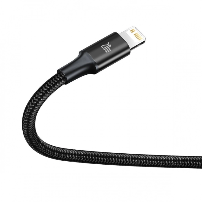 Punjački kabel Baseus 3 u 1, 20W, crni, 1,5 m