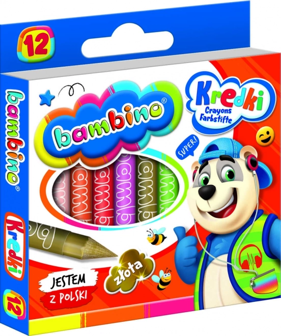 Grafitne voske Bambino - 12 komada