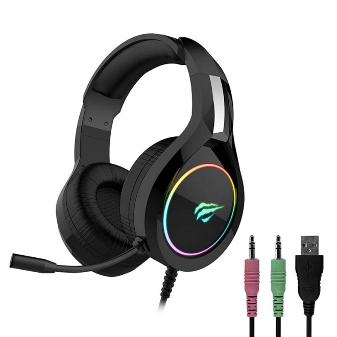 Gaming slušalice Havit GAMENOTE H2232D RGB USB 3,5 mm