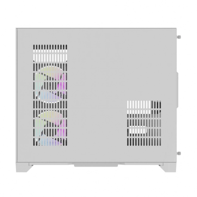 Računalno kućište Darflash FT418 + 6 ventilatora aRGB (bijela)