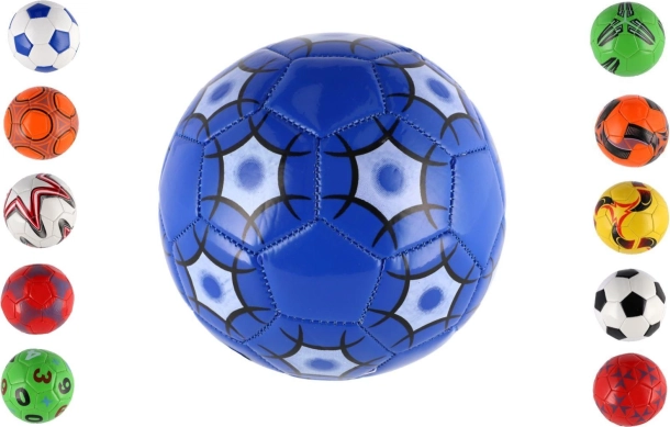 Nogometna lopta junior 15 cm – šivana, kožna, mješavina boja