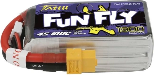 Baterija za kvadrokoptere Tattu Fun Fly 1300mAh 4S 100C