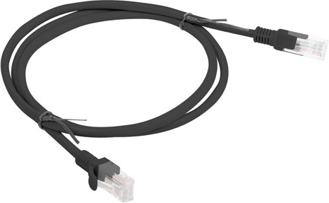 Patch kabel Cat.6 1 m UTP crni LANBERG