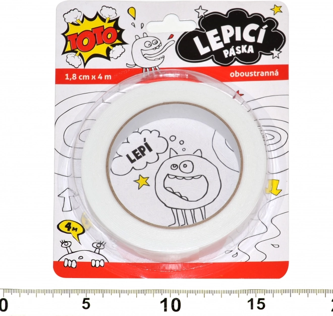 Obostrana ljepljiva traka 18 mm x 4 m