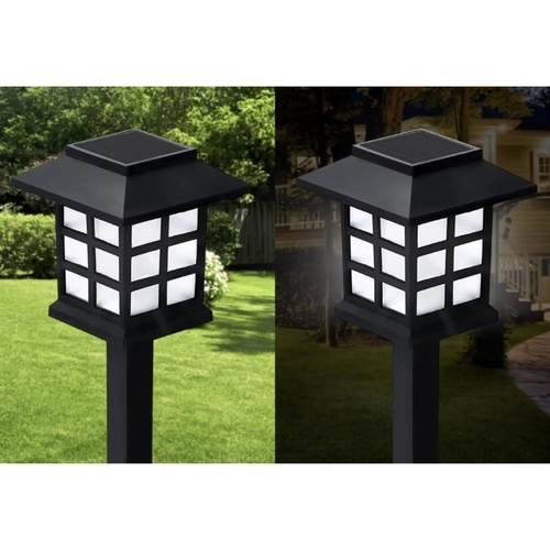 Solarne vrtne lampe LED – set 6x kućica