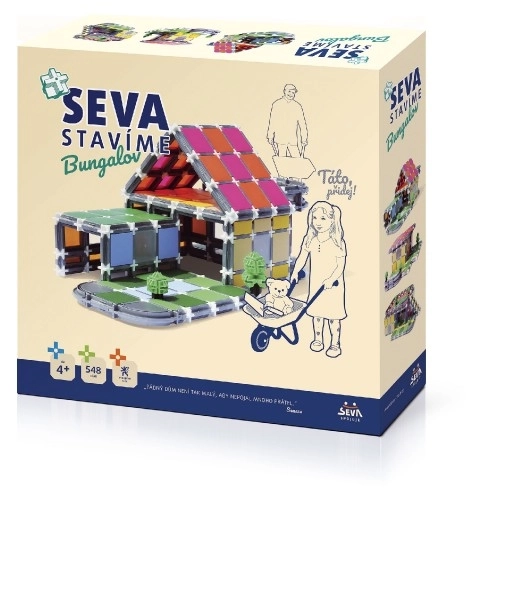 Konstruktorski set SEVA Gradimo Bungalov