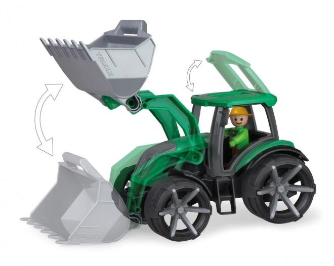 Auto Truxx 2 traktor s lopatom plast 32cm s figuricom 24m+