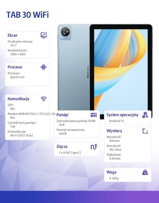 Tablet Blackview TAB 30