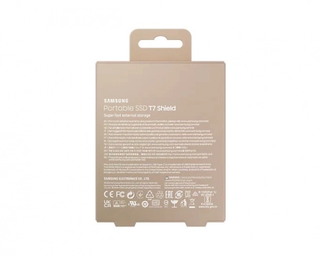 Vanjski SSD Samsung T7 Shield 1TB USB 3.2, bež