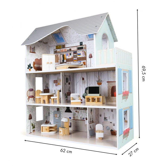 Kučica za lutke s namještajem Residence Emma ECOTOYS