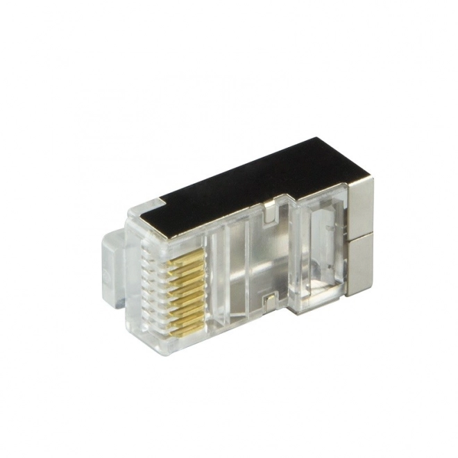 Konektori RJ45 CAT.6 s zaštitom, crni