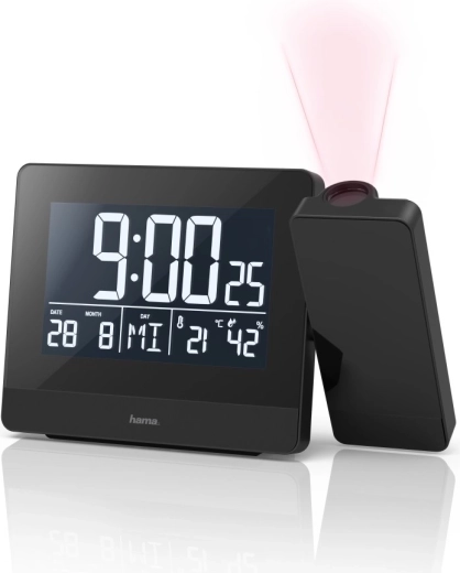 360° projekcija vremena na strop i zid