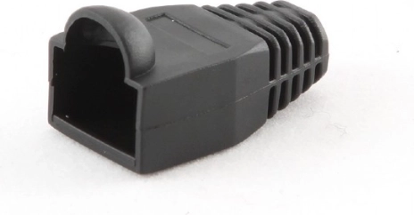 Zaštitna kapica za RJ45 konektor, 100 kom, crna