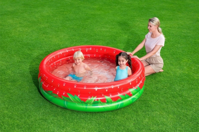 Dječji bazen Slatka Jagoda 2+ plitki bazen 160x38cm BESTWAY + zakrpa za popravak