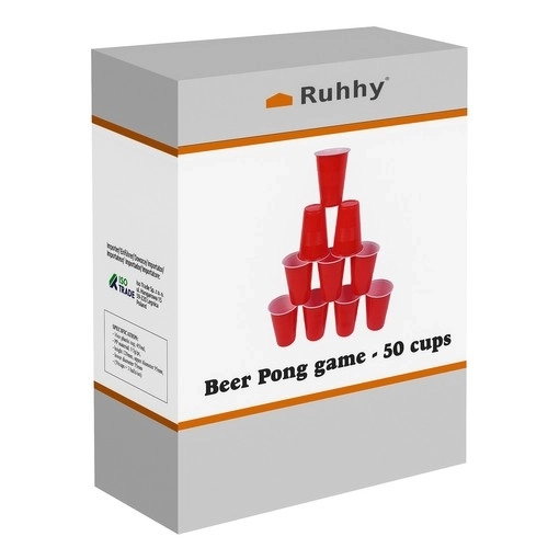 Igra Beer Pong - 50 čaša Ruhhy 21232