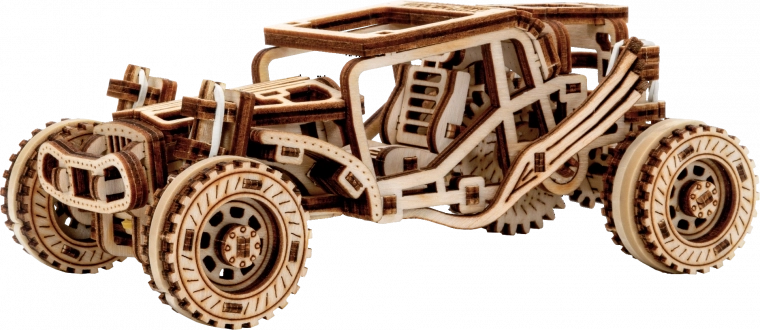 Drvene 3D puzzle WOODEN CITY Buggy – mehanički model 1:32