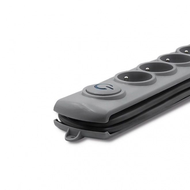 Prenaponska zaštita Quick Switch, 6 utičnica, 1,8 m, siva