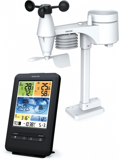 Profesionalna meteorološka stanica s WiFi senzorom 5u1