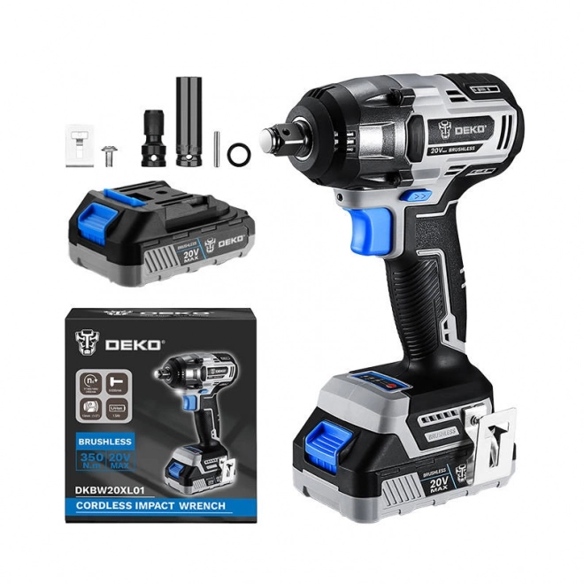 Bežični udarni ključ Deko Tools DKBW20XL01-S3 20V