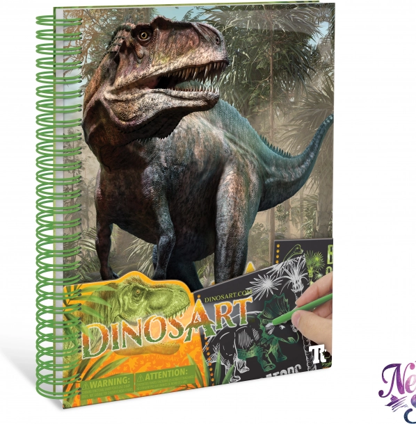 DinosArt dnevnik za grebanje