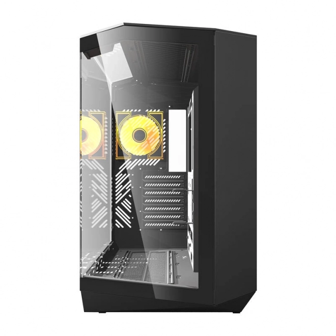 Računalno kućište Darkflash s 4 ventilatora