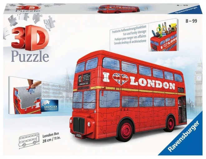 Ravensburger 3D puzzle londonski autobus Doubledecker 216 dijelova